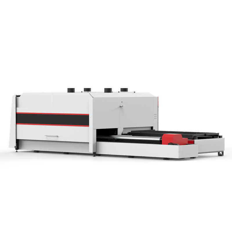 Закрытый тип биржевой таблицы лазерной резки с системой резки трубки