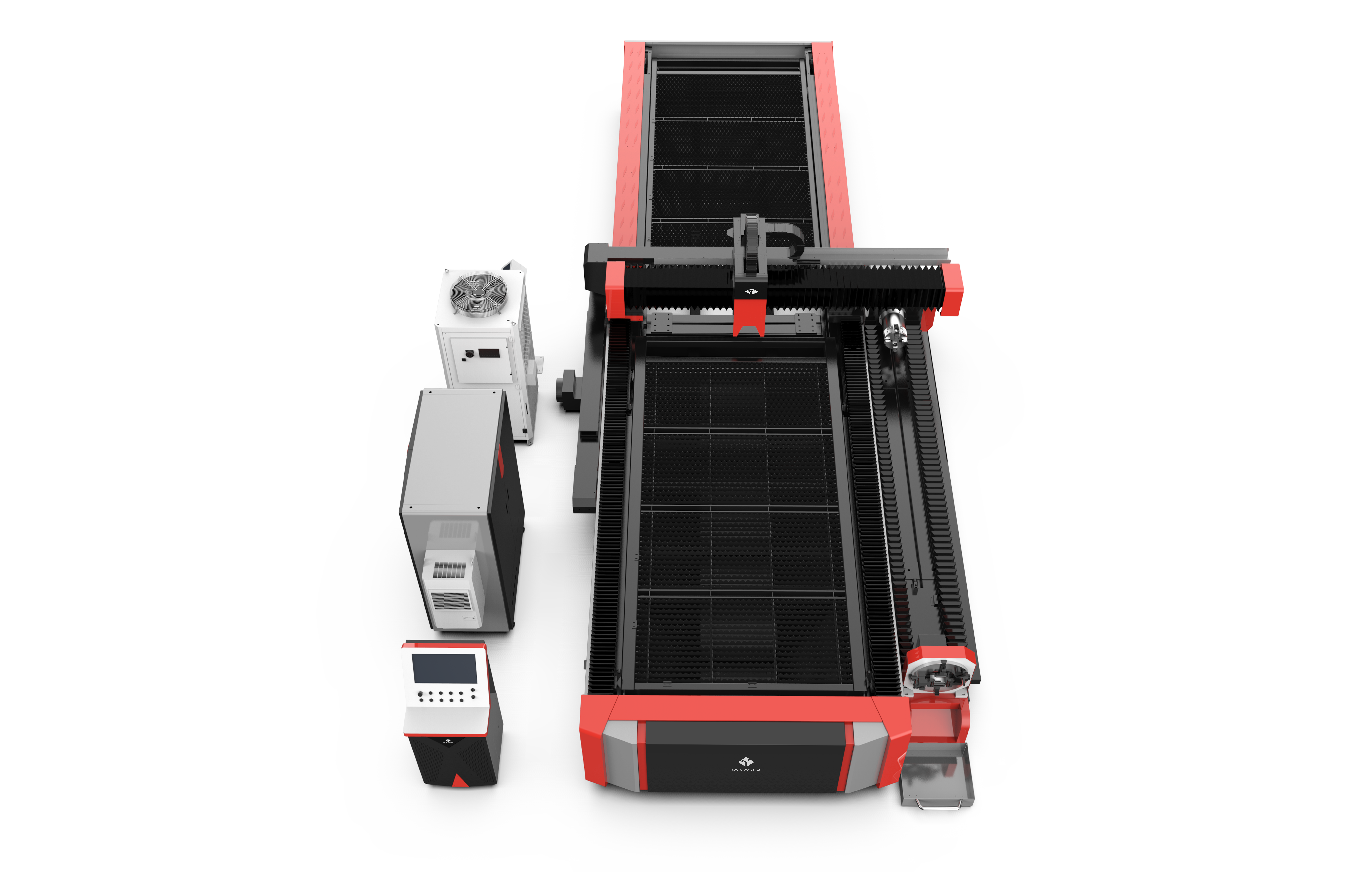 Металлический лист с открытым типом и 3 -метровый лазерный режущий аппарат