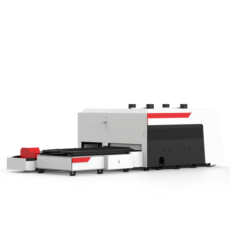 Закрытый тип биржевой таблицы лазерной резки с системой резки трубки