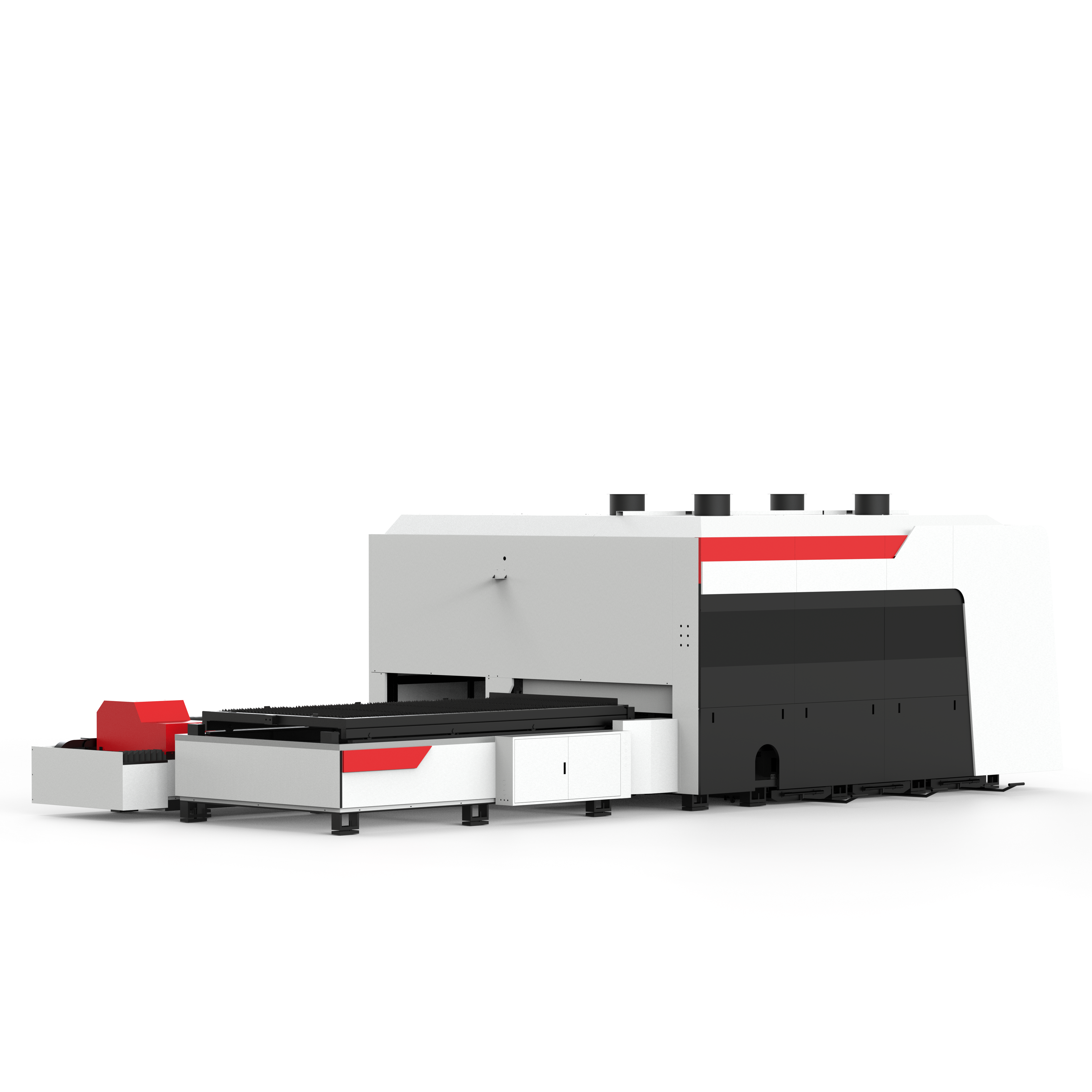 Закрытый тип биржевой таблицы лазерной резки с системой резки трубки