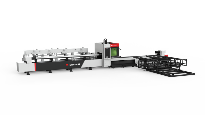 Машина для лазерной резки с восемью осевой трубкой