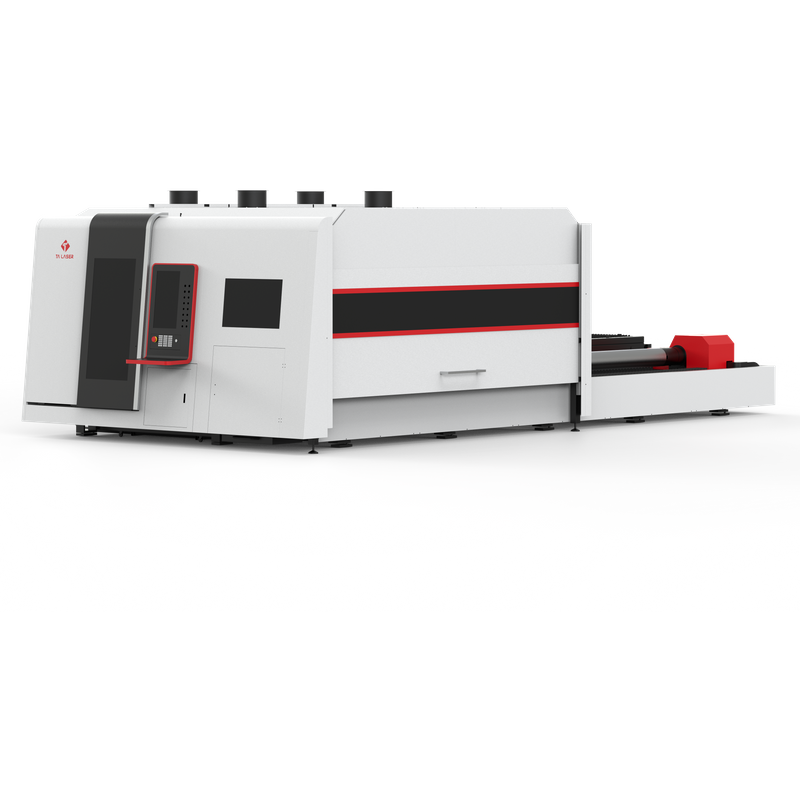 Закрытый тип биржевой таблицы лазерной резки с системой резки трубки