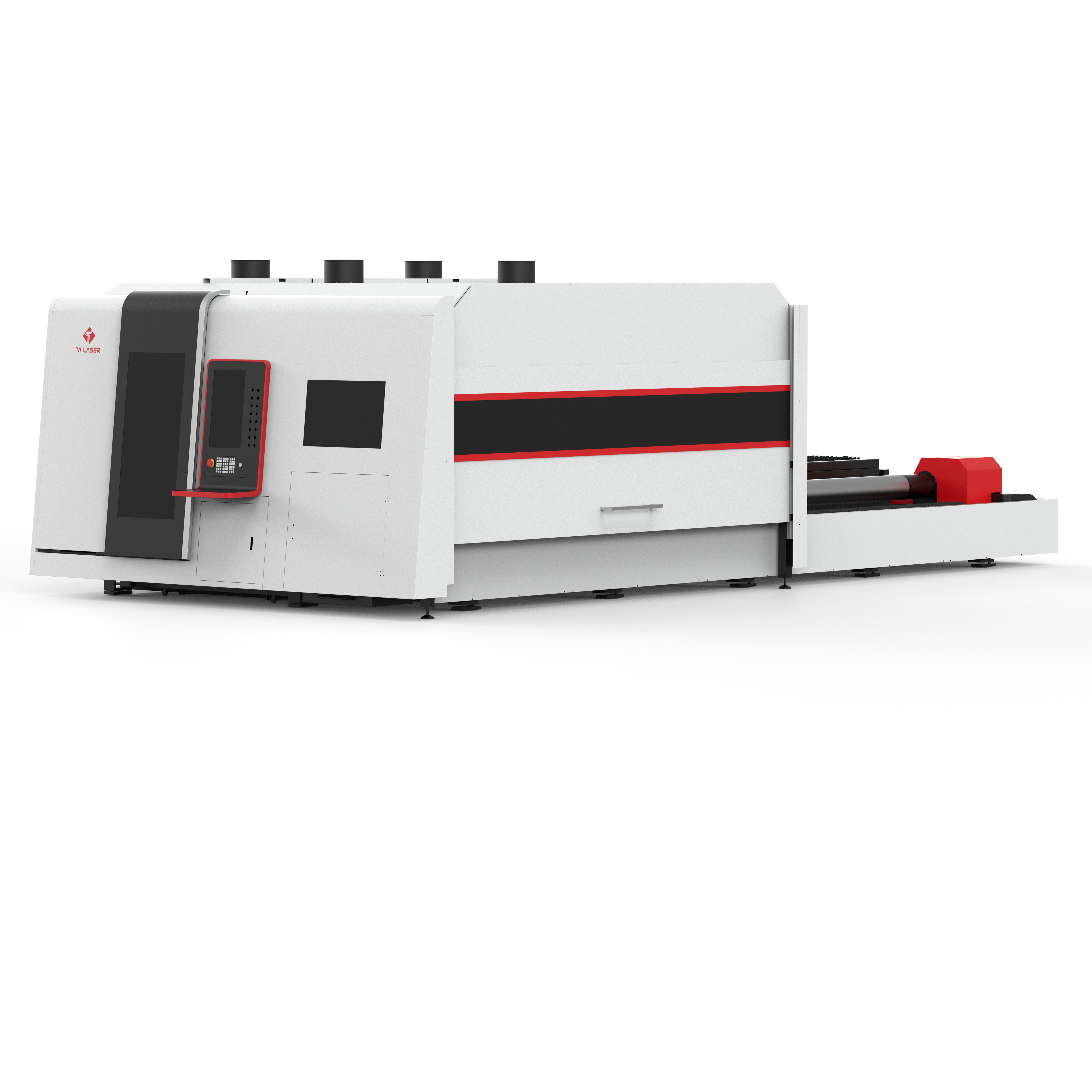 Закрытый тип биржевой таблицы лазерной резки с системой резки трубки