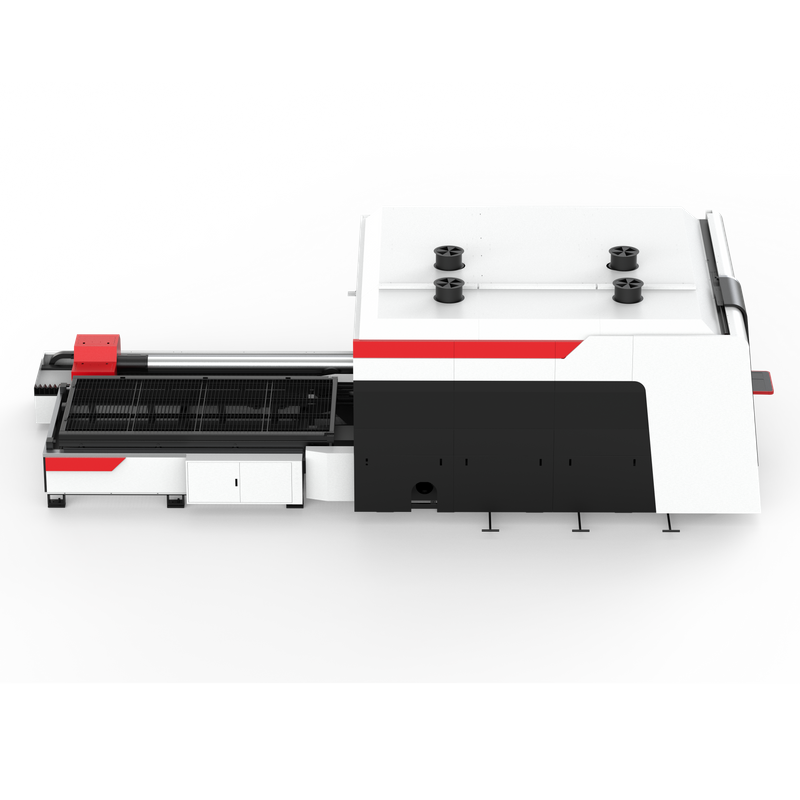 Закрытый тип биржевой таблицы лазерной резки с системой резки трубки