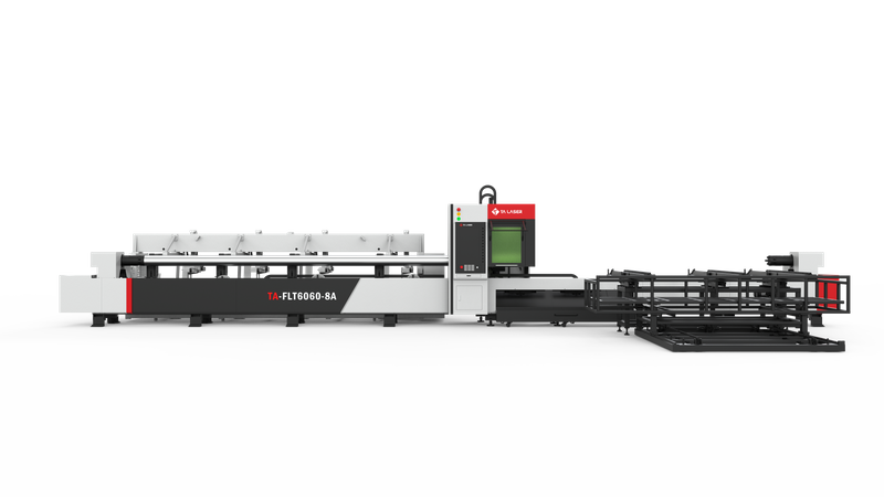 Машина для лазерной резки с восемью осевой трубкой