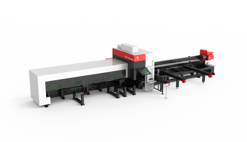 TA-FLT6060-B-8A-6000W с полуавтоматической системой загрузки 