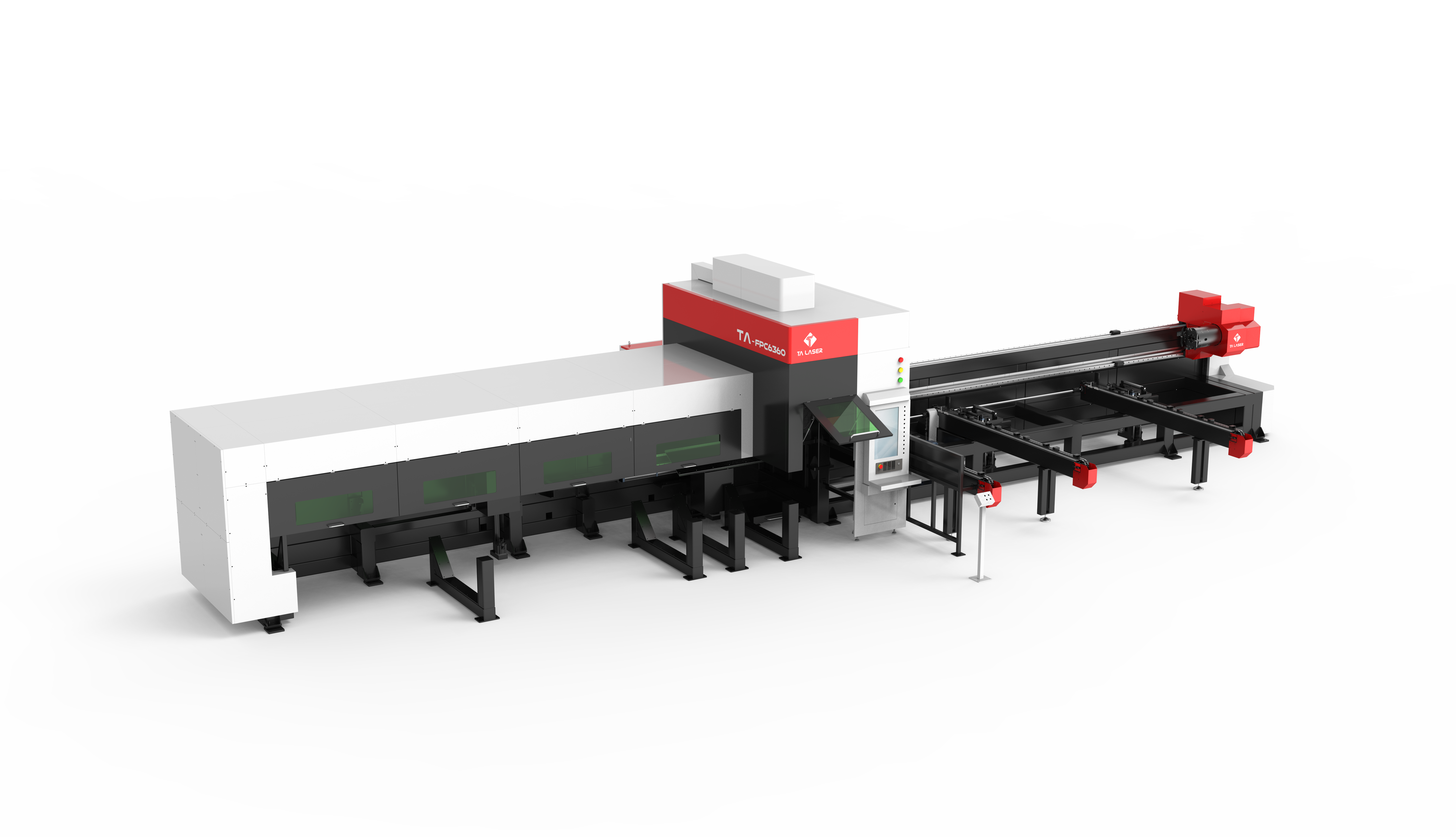 TA-FLT6060-B-8A-6000W с полуавтоматической системой загрузки 