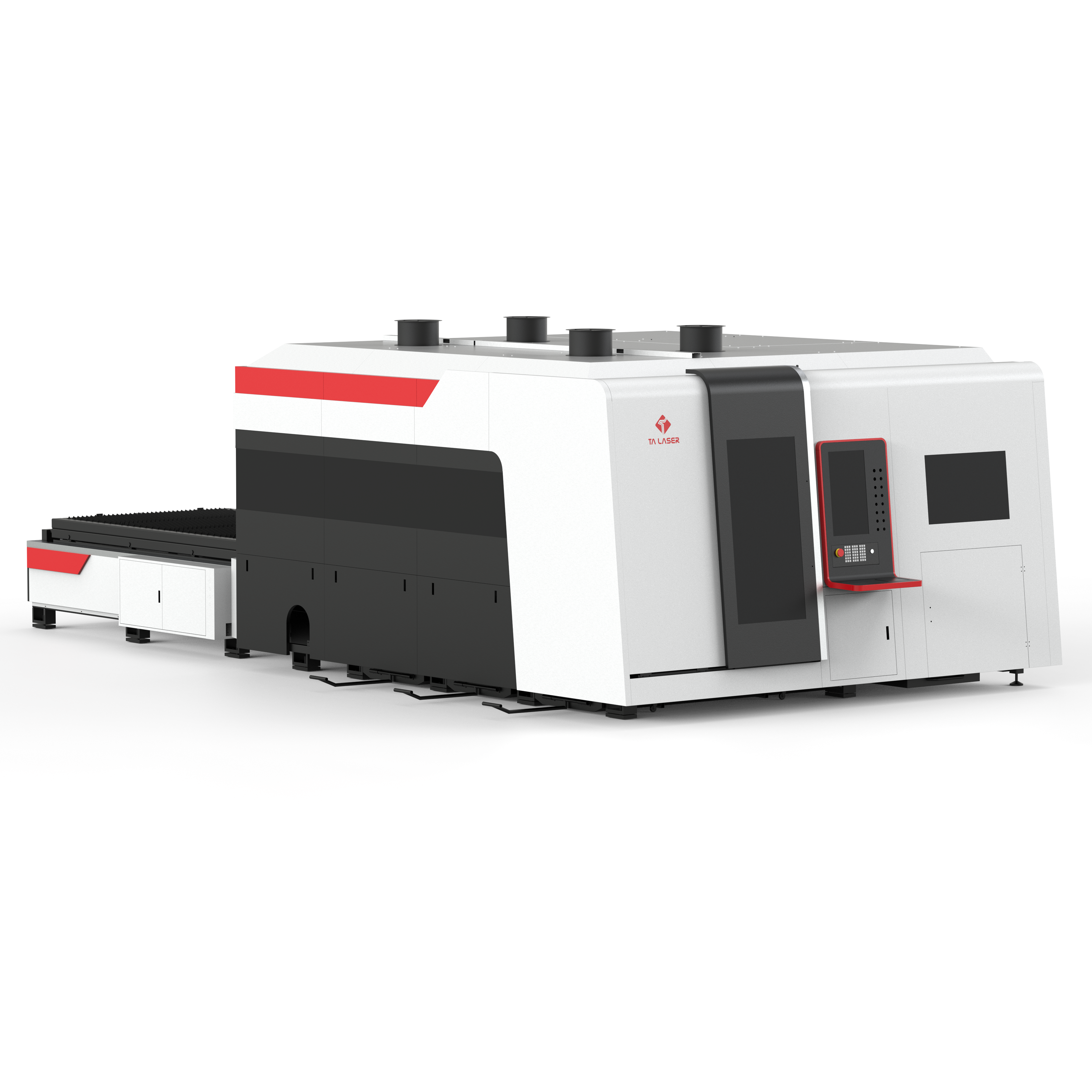 Закрытый тип биржевой таблицы лазерной резки с системой резки трубки