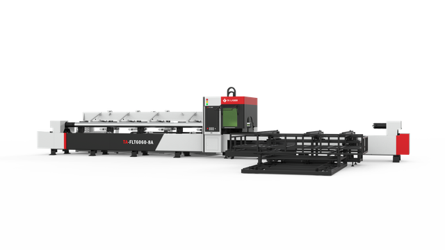 Машина для лазерной резки с восемью осевой трубкой